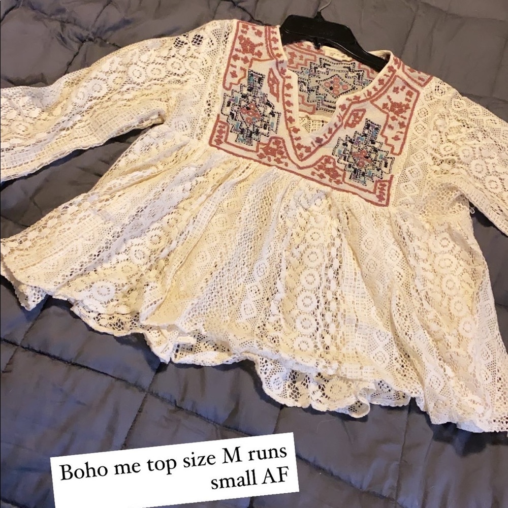 Boho me top size M